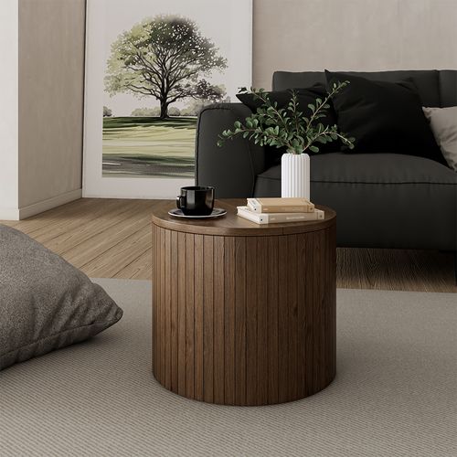 Table Basse Tavilo 55189 Noyer 38x38cm