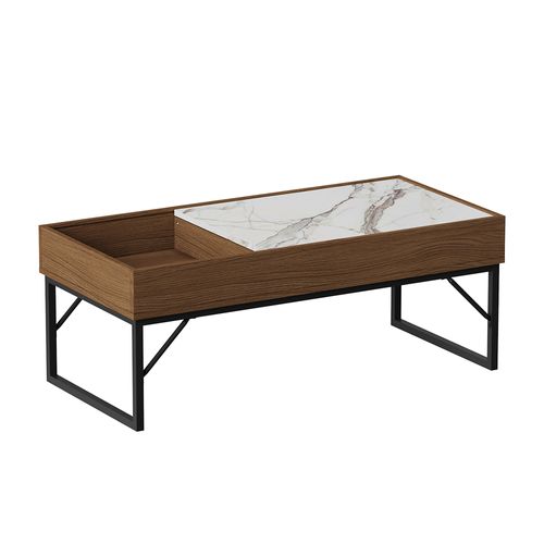 Table Basse Lunero 55195 Noyer 105x50cm