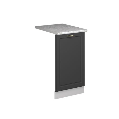 Façade De Lave-vaisselle Fame-line 55293 Anthracite-or 45cm , Pt Marbre