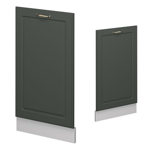 Façade De Lave-vaisselle Fame-line 55306 Vert Or Campagne 45cm , Pt Anthracite