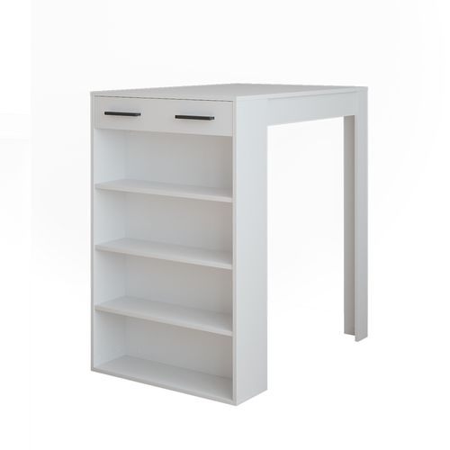 Table De Bar Repose 55343 Blanc 67x100cm