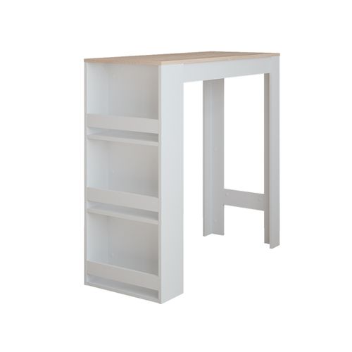 Table De Bar Repose 55374 Blanc/sonoma 45x110cm