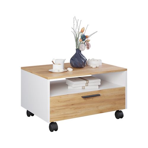Table Basse Bibo 55398 Chêne Blanc/force De Lor 70x52.4cm