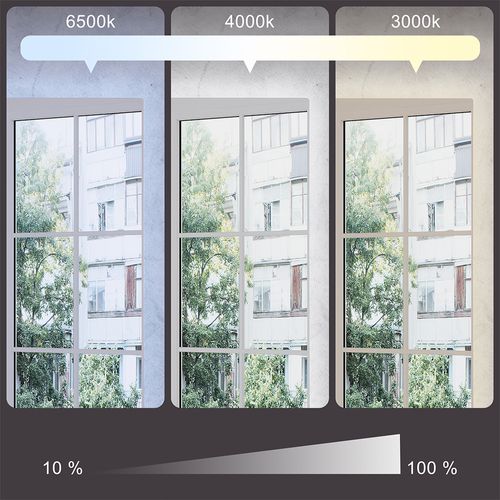 Miroir Mural Miral 55495 Verre 80x2.8cm Avec Rétro-éclairage