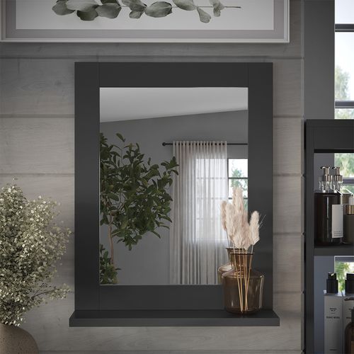 Miroir De Salle De Bain Vilda 55563 Gris 40x50cm