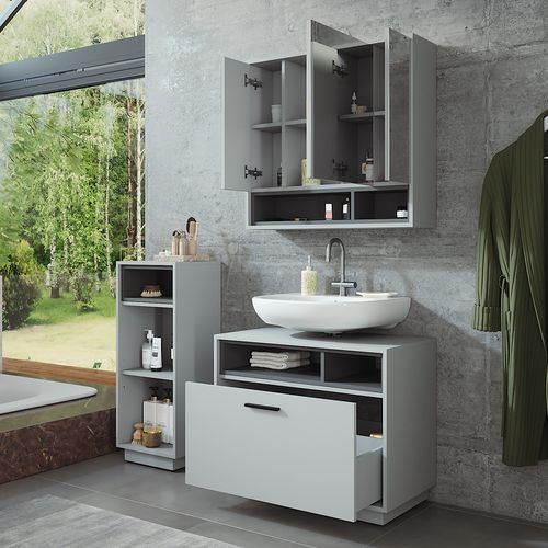 Meubles Bain Beatrice 55792 Gris/anthracite Set 2