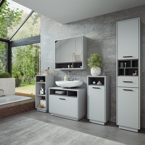 Meubles Bain Beatrice 55792 Gris/anthracite Set 2