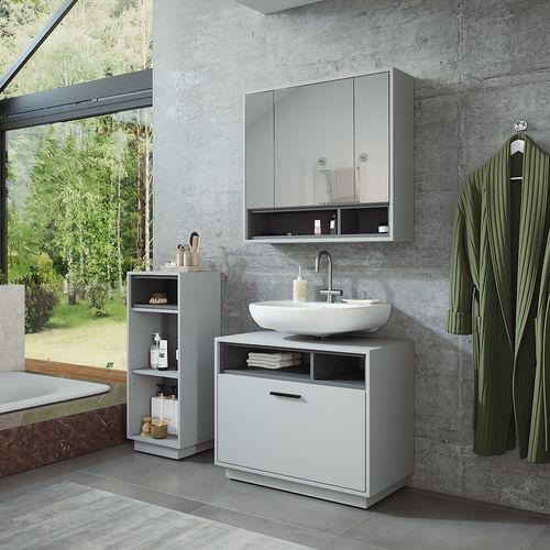 Meubles Bain Beatrice 55792 Gris/anthracite Set 2