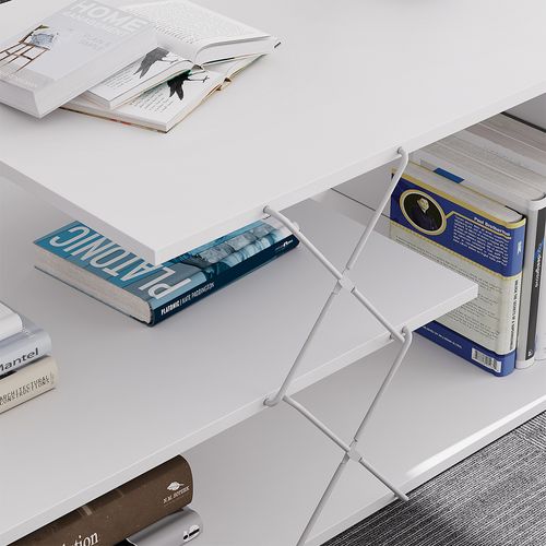 Table Basse Nario 55821 Blanc 100x50cm