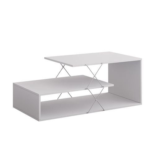 Table Basse Nario 55821 Blanc 100x50cm
