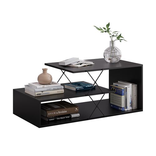 Table Basse Nario 55822 Noir 100x50cm