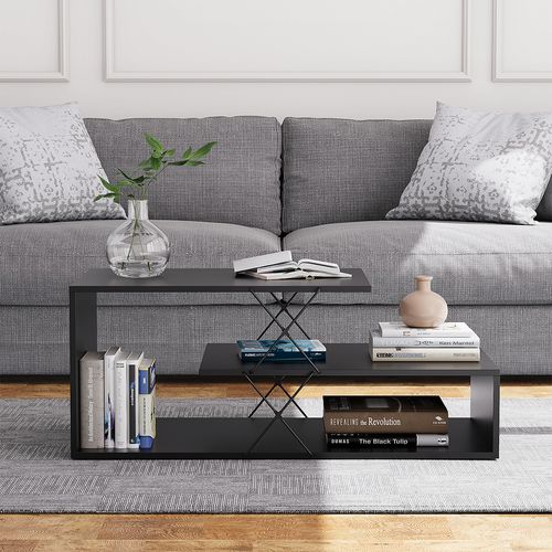 Table Basse Nario 55822 Noir 100x50cm