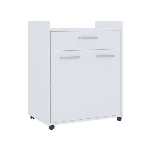 Caisson Roulant Ansel 56237 Blanc 60x40cm Avec Tiroirs