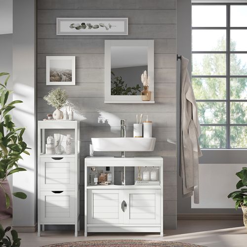 Meubles Bain Vilda 56276 Blanc 3 Pièces