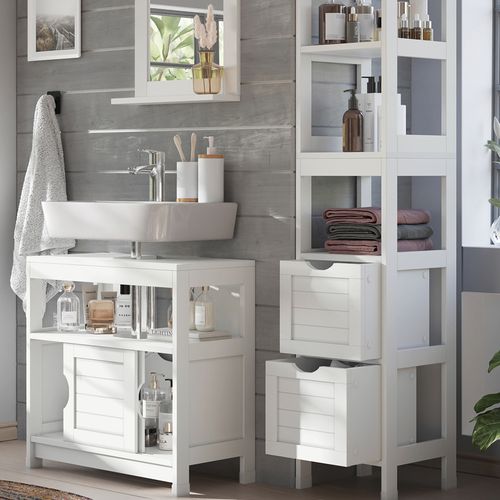 Meubles Bain Vilda 56277 Blanc 3 Pièces