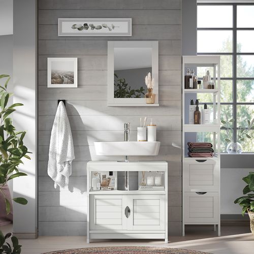 Meubles Bain Vilda 56277 Blanc 3 Pièces
