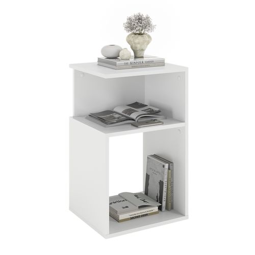 Table De Nuit Elios 56390 Blanc 40x65.3cm
