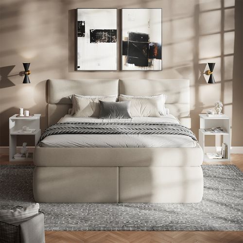 Table De Nuit Elios 56390 Blanc 40x65.3cm