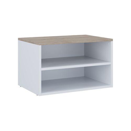 Commode Betti 56433 Blanc/sonoma 60x36cm Avec 2 Compartiments