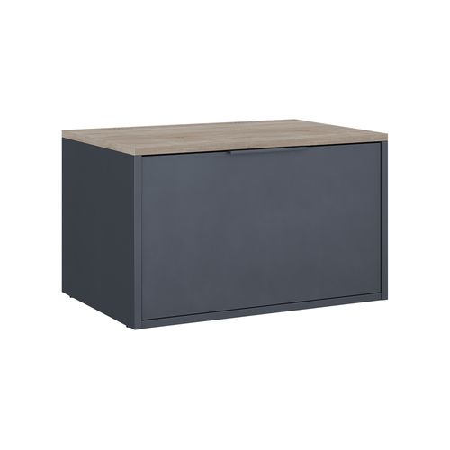 Commode Betti 56434 Anthracite/sonoma 60x36cm Avec Portes