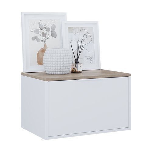 Commode Betti 56435 Blanc/sonoma 60x36cm Avec Portes