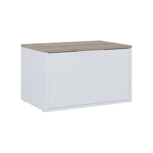 Commode Betti 56435 Blanc/sonoma 60x36cm Avec Portes
