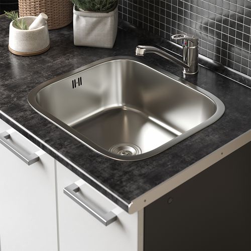 Cuisine R-line 56468 Blanc Brillant/anthracite 160cm Avec Meuble Four Encastrable Sans Pt