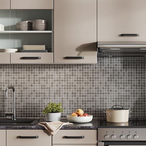 Ligne De Cuisine R-line 56480 Cachemire 240cm , Pt Anthracite