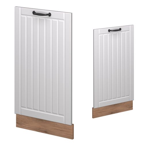 Façade De Lave-vaisselle Fame-line 56501 Blanc Campagne 45cm Sans Pt