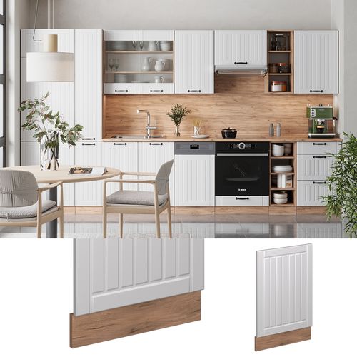 Façade Fame-line 56509 Blanc Campagne 45cm Sans Plan De Travail