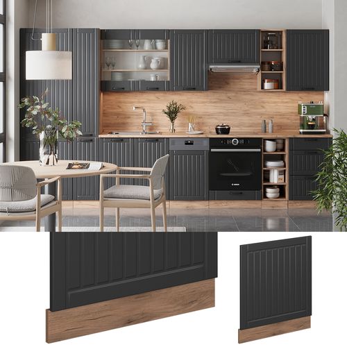 Façade Fame-line 56510 Gris Foncé 60cm Sans Plan De Travail