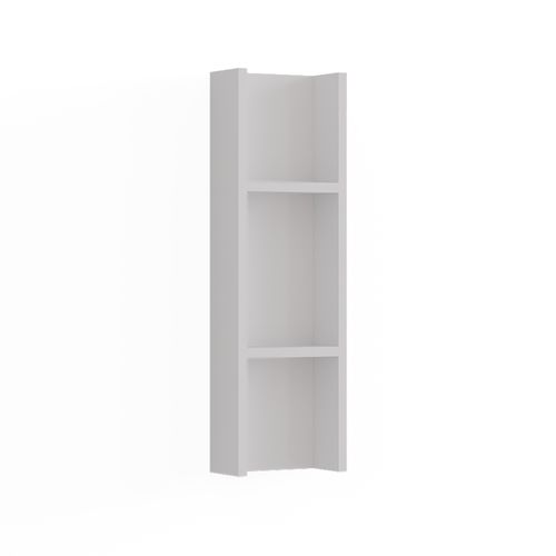 Armoire Dappoint Sherry 56568 Blanc 20x65cm Avec 3 Compartiments De Rangement