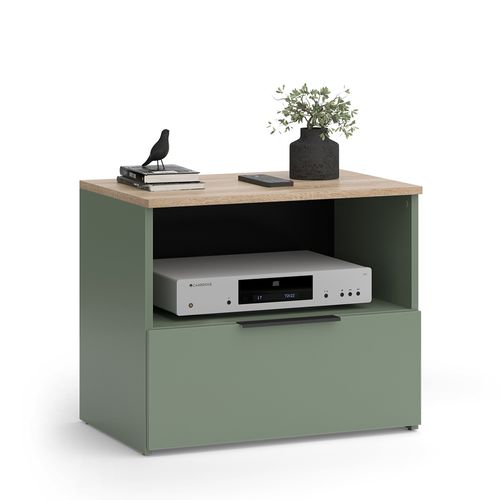 Meuble TV Wido 56612 Vert 60x50cm Avec Tiroir