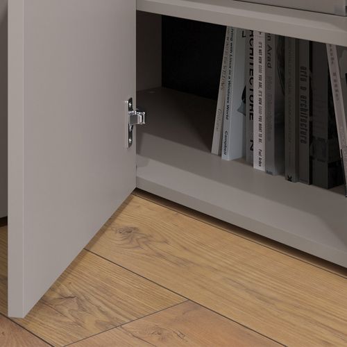 Commode Wido 56613 Grège 80x50cm Avec Porte