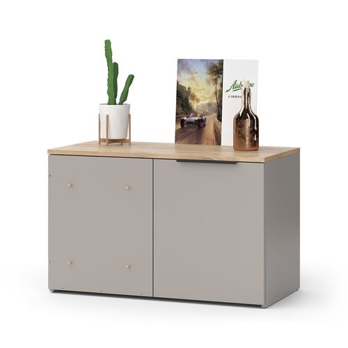 Commode Wido 56613 Grège 80x50cm Avec Porte