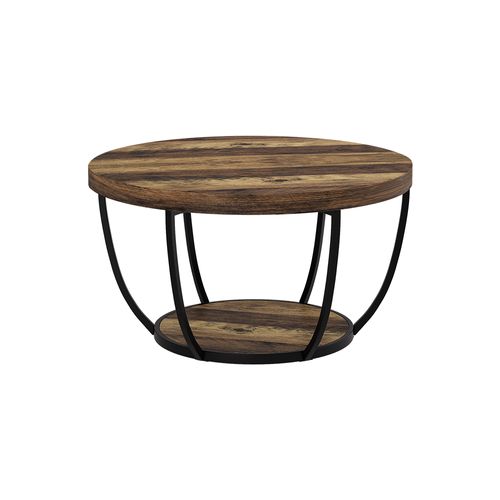 Table Basse Arvina 56649 Chêne Rustique 80x80cm