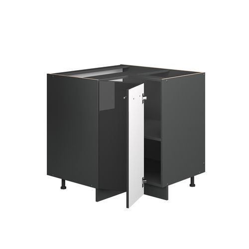 Meuble Dangle Fame-line 56666 Anthracite Haute Brillance 80.5cm Sans Pt