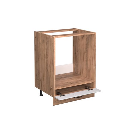 Meuble Pour Four Fame-line 56678 Blanc Campagne 60cm , Pt Anthracite