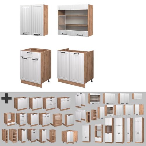 Cuisine Fame-line 56739 Blanc Campagne 140cm Sans Pt