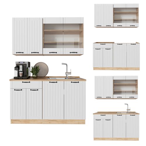 Cuisine Fame-line 56739 Blanc Campagne 140cm Sans Pt