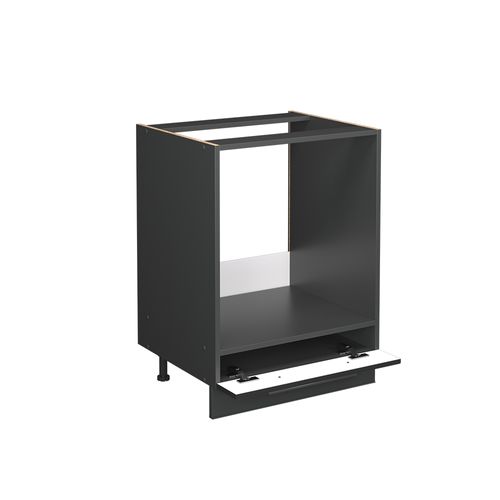 Meuble Pour Four Fame-line 56745 Anthracite Haute Brillance 60cm , Pt Anthracite