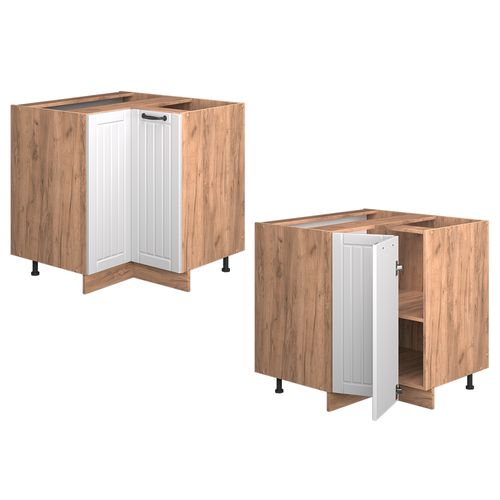 Meuble Dangle Fame-line 56752 Blanc Campagne 80.5cm Sans Pt