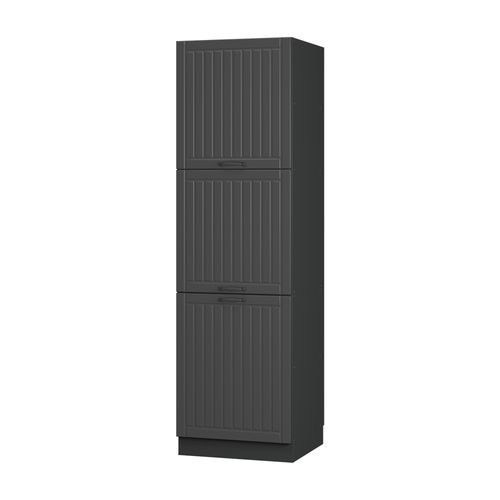 Meuble Pour Four Fame-line 56800 Gris Foncé 60cm