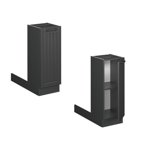 Îlot De Cuisine Fame-line 56803 Gris Foncé 30cm Sans Pt