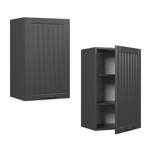 Elément Haut De Cuisine Fame-line 56911 Gris Foncé 45cm