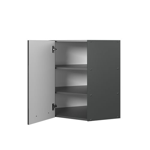 Elément Haut De Cuisine Fame-line 56912 Anthracite Haute Brillance 57cm