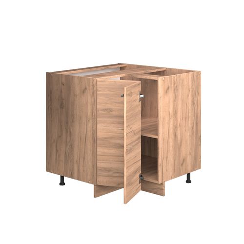 Meuble Dangle Fame-line 56918 Chêne De Force Doré 80.5cm , Pt Anthracite