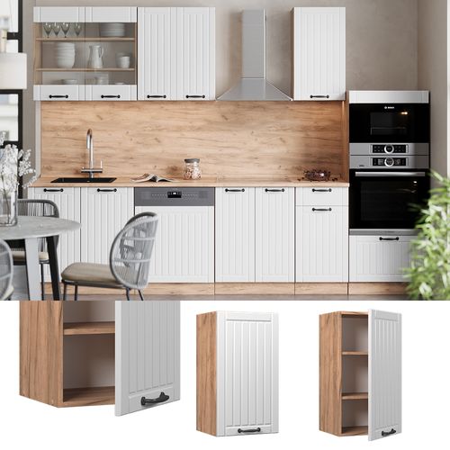 Elément Haut De Cuisine Fame-line 56920 Blanc Campagne 40cm