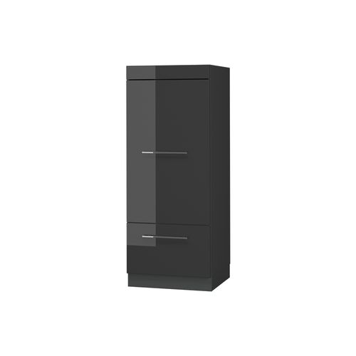 Armoire Micro-ondes Fame-line 56922 Anthracite Haute Brillance 60cm