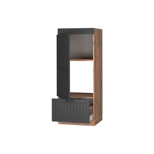 Armoire Micro-ondes Fame-line 56962 Gris Foncé 60cm